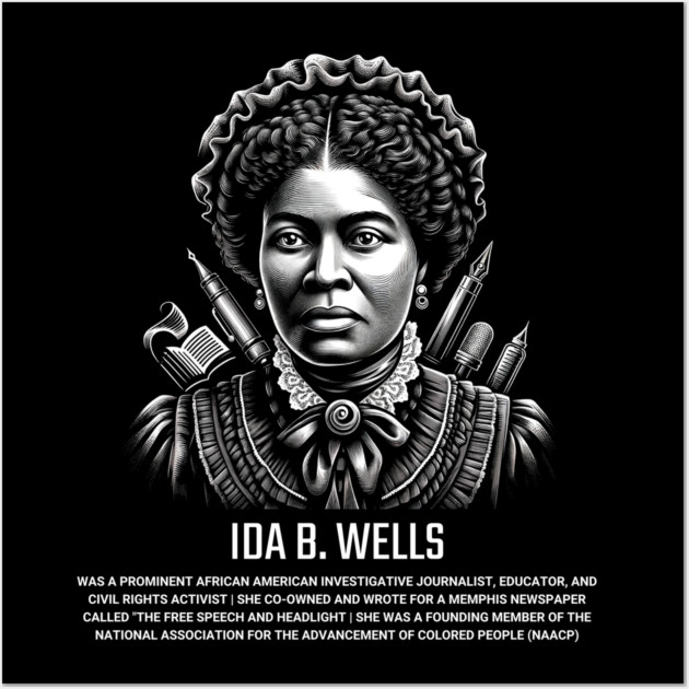 Ida B. Wells Wall Art by UrbanLifeApparel
