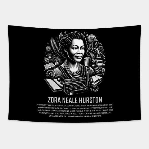 Zora Neale Hurston Tapestry by UrbanLifeApparel