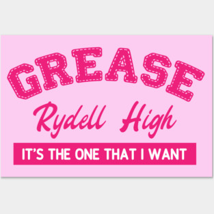 Grease Rydell High Posters and Art
