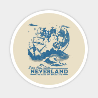 Peter Pan's Flight Neverland the Ride of Your Life Magnet