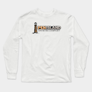 Pen Island Brewing Color Logo Weathered Long Sleeve T-Shirt