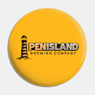 Pen Island Brewing Color Logo Weathered Pin