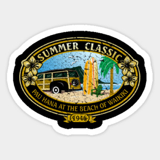 Waikiki Summer Classic Sticker