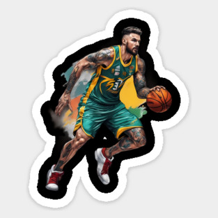 Basketball Fastbreak Sticker