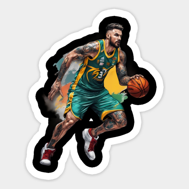 Basketball Fastbreak Magnet by animegirlnft