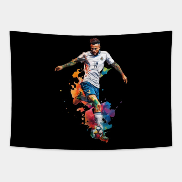 Euro Football Tapestry by animegirlnft
