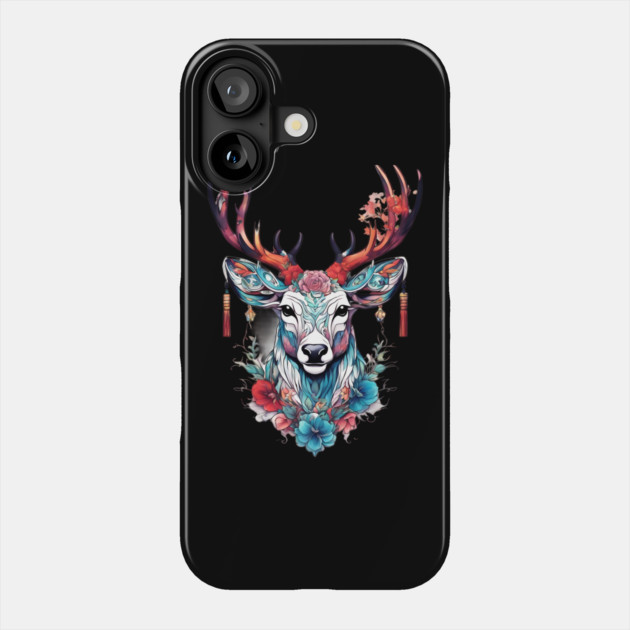 Chinese Deer Phone Case by animegirlnft