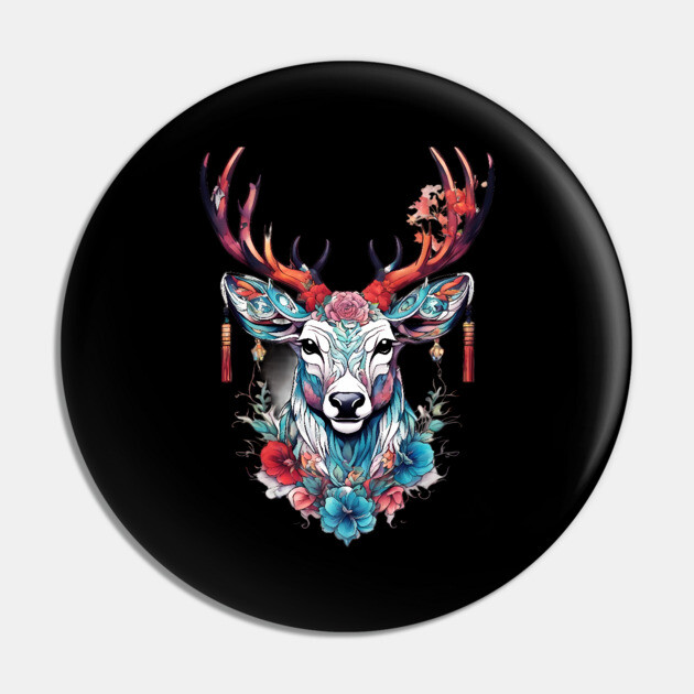 Chinese Deer Pin by animegirlnft