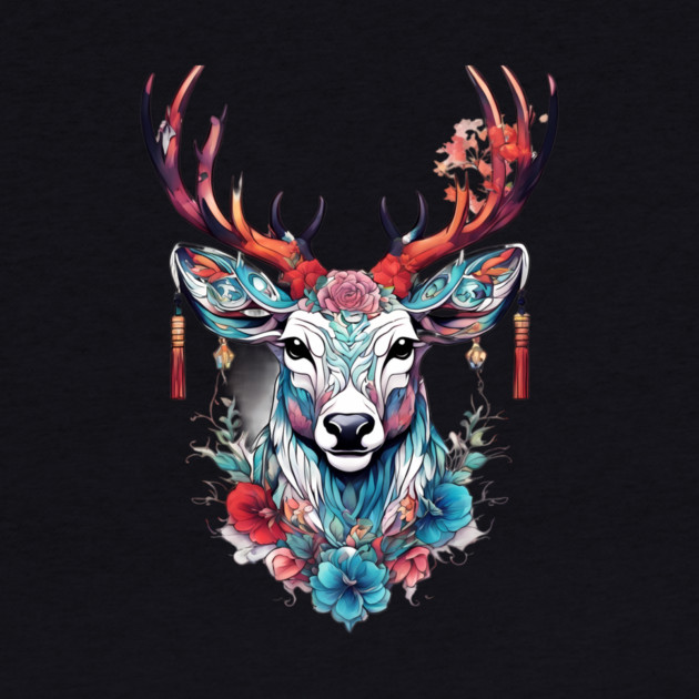 Chinese Deer by animegirlnft