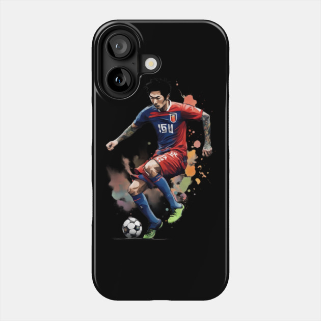 Asian Football Phone Case by animegirlnft