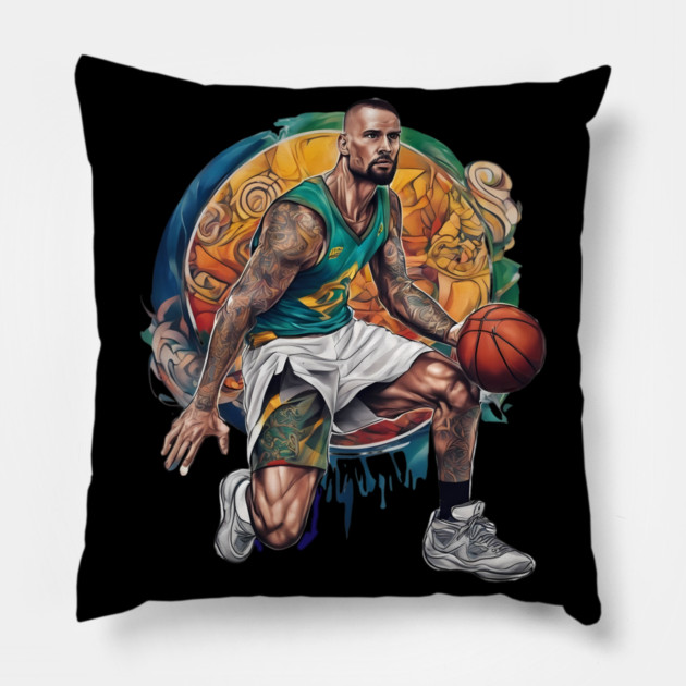 Basketball Player Pillow by animegirlnft