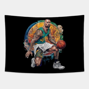 Basketball Player Tapestry
