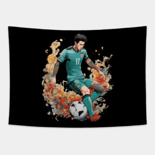 Football Asia Tapestry
