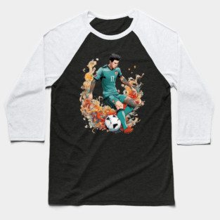 Football Asia Baseball T-Shirt