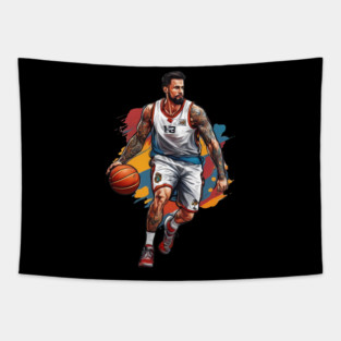 Basketball Playmaker Tapestry