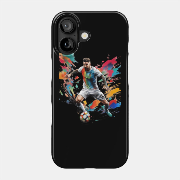Football Striker Phone Case by animegirlnft