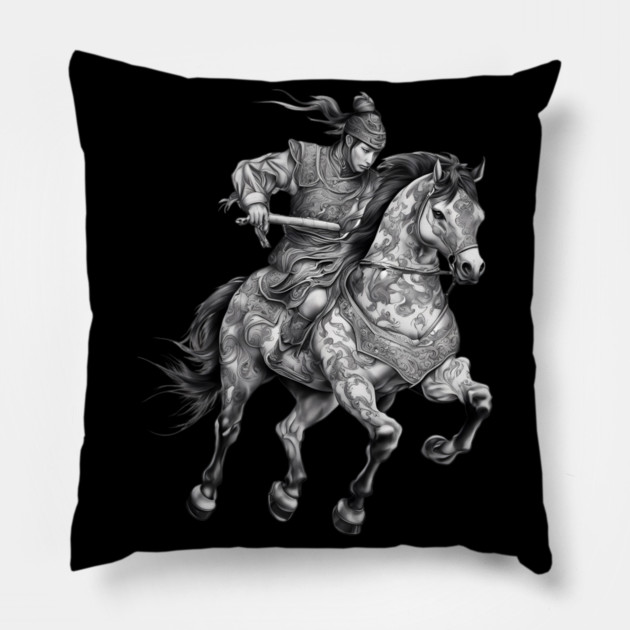 Ancient Chinese Soldier Pillow by animegirlnft