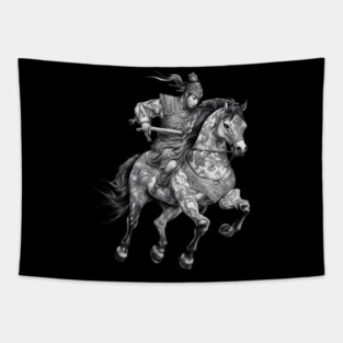 Ancient Chinese Soldier Tapestry