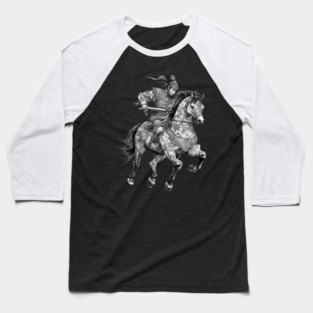 Ancient Chinese Soldier Baseball T-Shirt