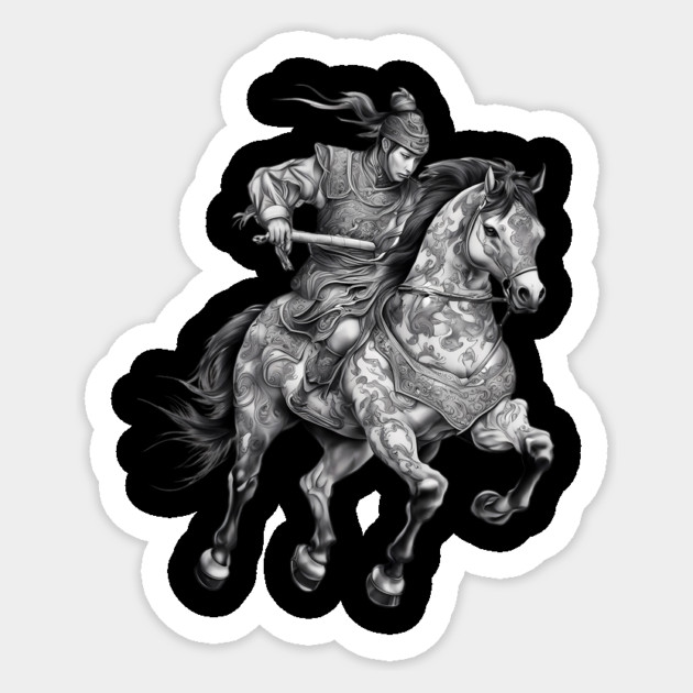 Ancient Chinese Soldier Sticker by animegirlnft