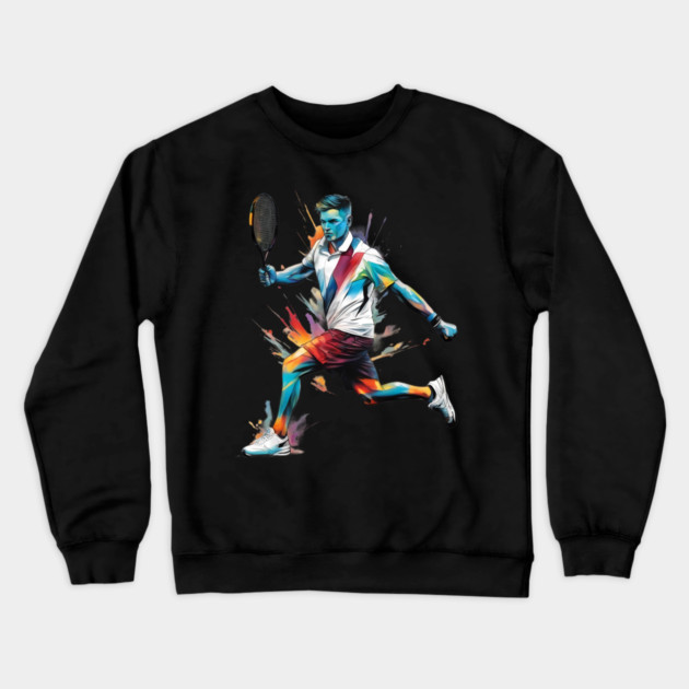 Tennis Forehand Crewneck Sweatshirt by animegirlnft