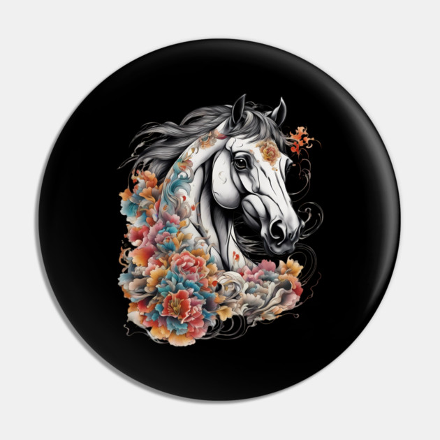 Horse Drawing Pin by animegirlnft