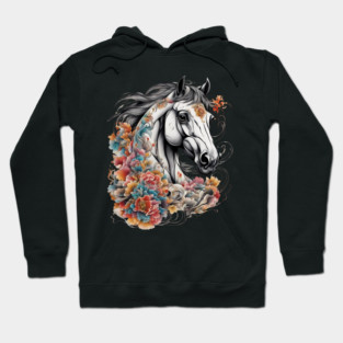 Horse Drawing Hoodie