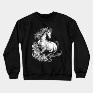 White Horse Crewneck Sweatshirt