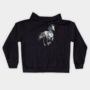 Horse Painting Kids Hoodie