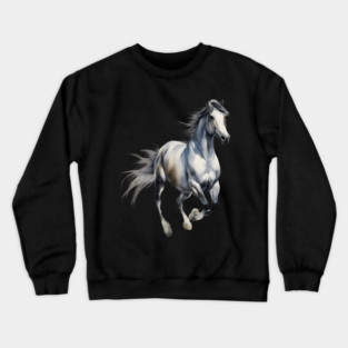 Horse Painting Crewneck Sweatshirt