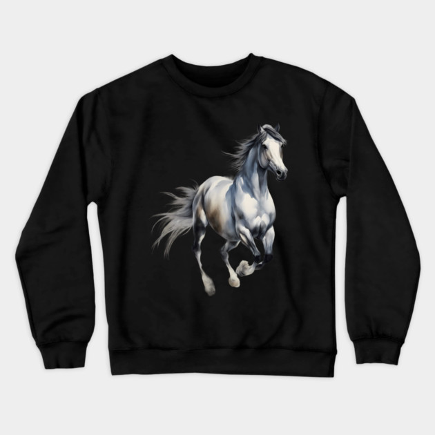 Horse Painting Crewneck Sweatshirt by animegirlnft