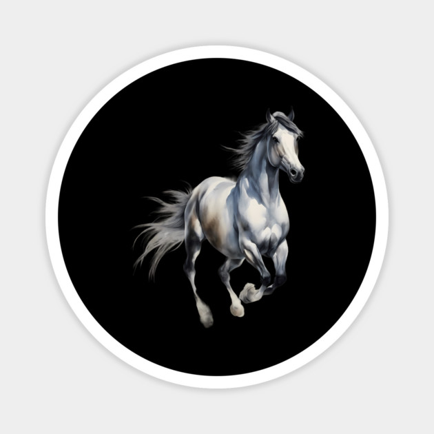 Horse Painting Magnet by animegirlnft