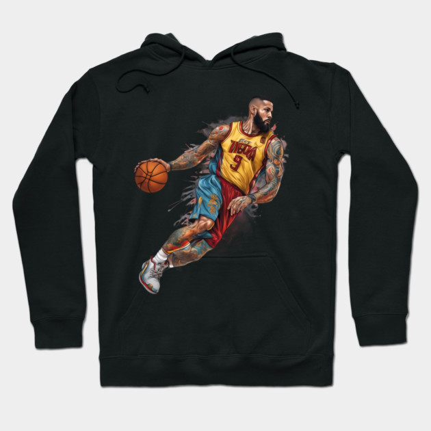 Basketball Dribble Hoodie by animegirlnft