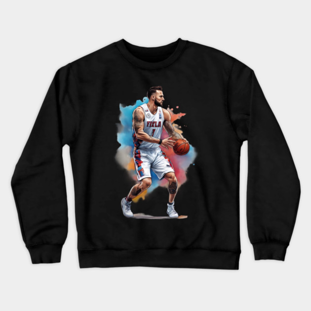 Basketball Shooter Crewneck Sweatshirt by animegirlnft