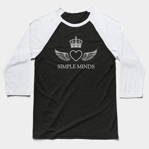 Simple Minds Wings Baseball T-Shirt by Timeless Chaos
