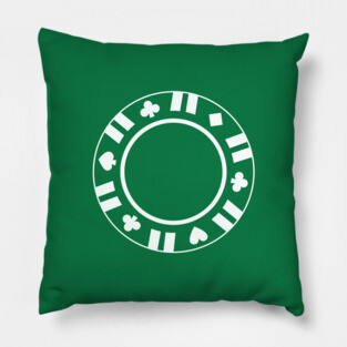 Poker Chip Pillow