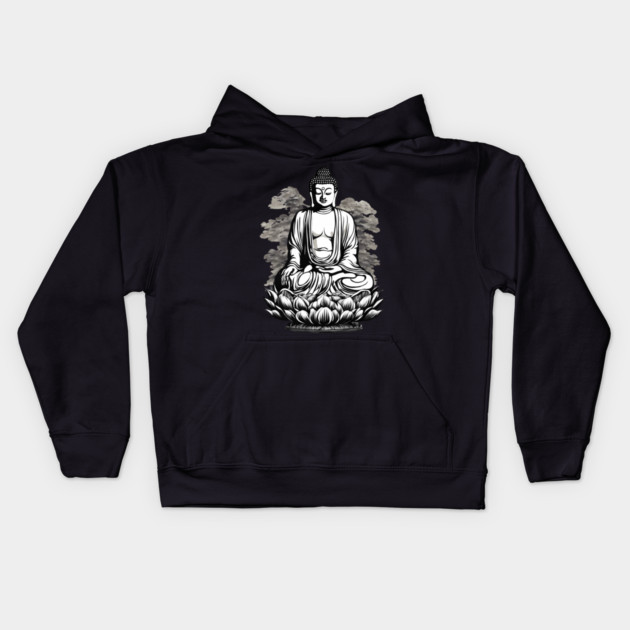 Tibetan Buddhism Kids Hoodie by animegirlnft