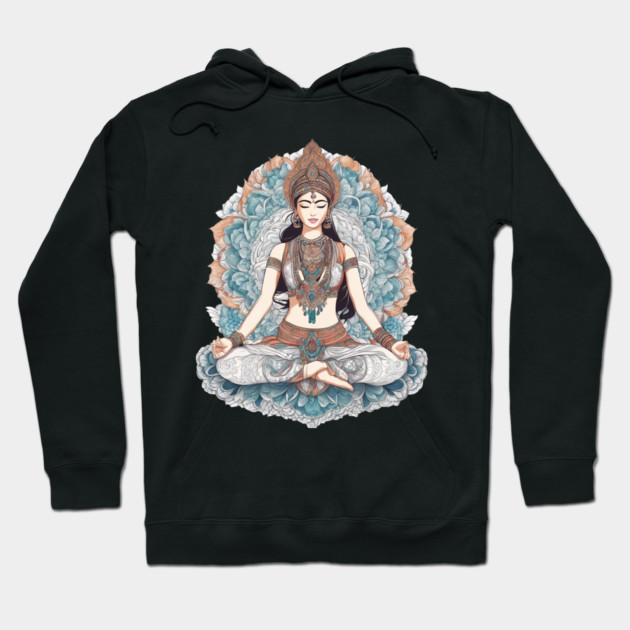 Ashtanga Yoga Hoodie by animegirlnft