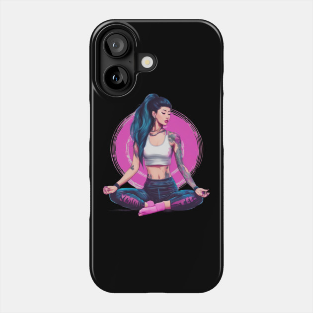 Transcendental Meditation Phone Case by animegirlnft