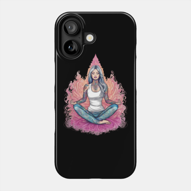 Hatha Yoga Phone Case by animegirlnft