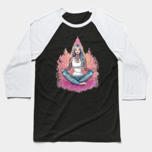 Hatha Yoga Baseball T-Shirt