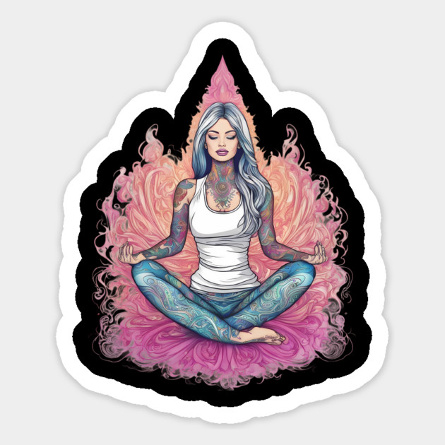 Hatha Yoga Magnet by animegirlnft
