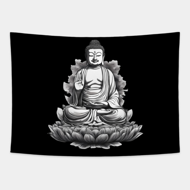 Mahayana Buddhism Tapestry by animegirlnft