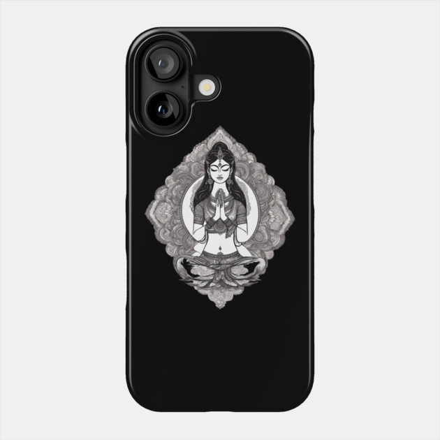 Vipassana Meditation Phone Case by animegirlnft