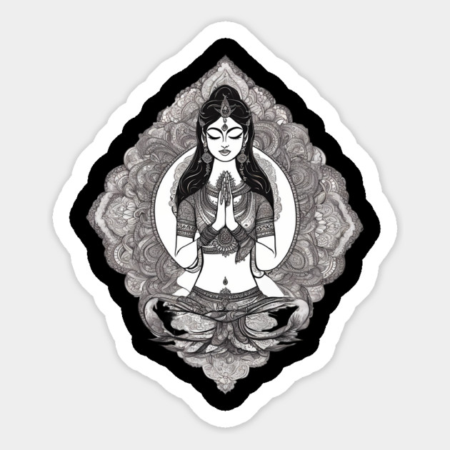 Vipassana Meditation Magnet by animegirlnft