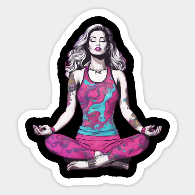 Sleep Meditation Sticker by animegirlnft