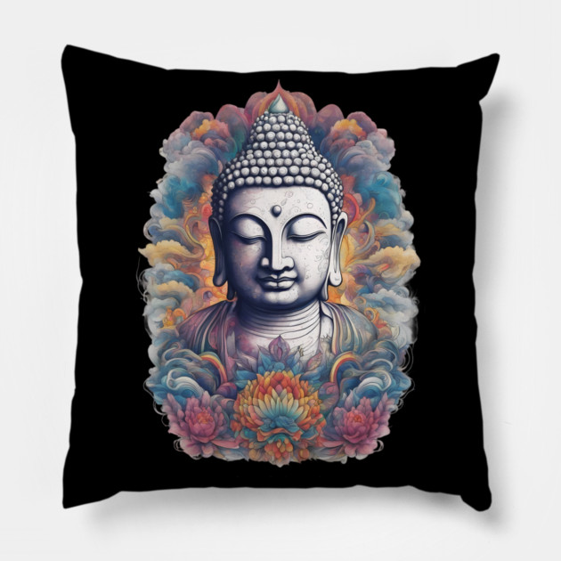 Nirvana Buddhism Pillow by animegirlnft