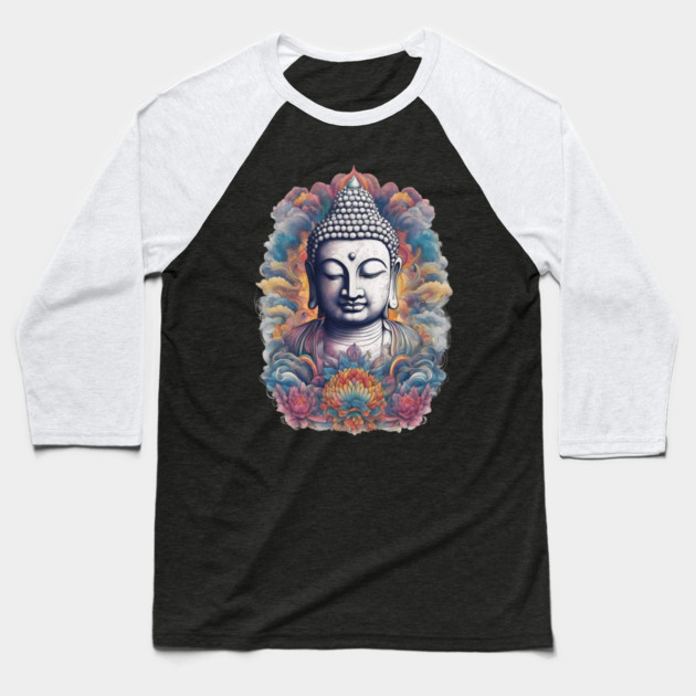 Nirvana Buddhism Baseball T-Shirt by animegirlnft