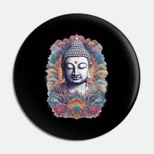 Nirvana Buddhism Pin