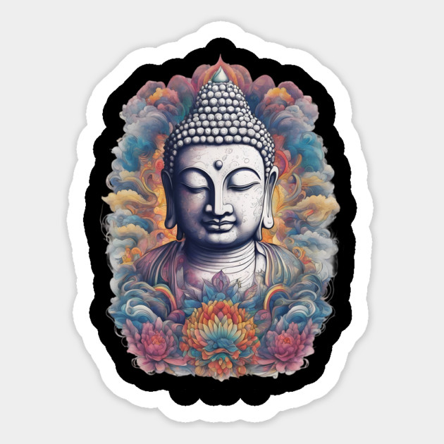 Nirvana Buddhism Magnet by animegirlnft
